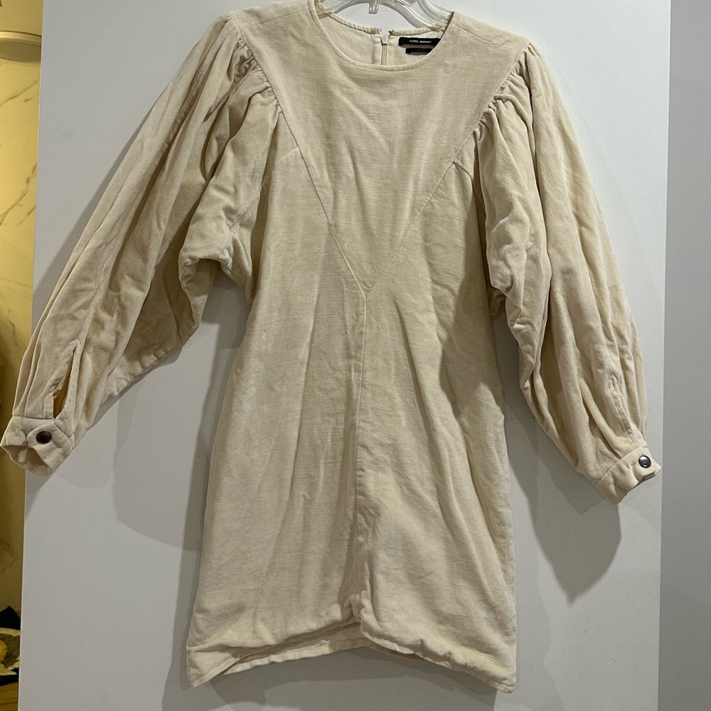 Isabel marant velvet mini dress
